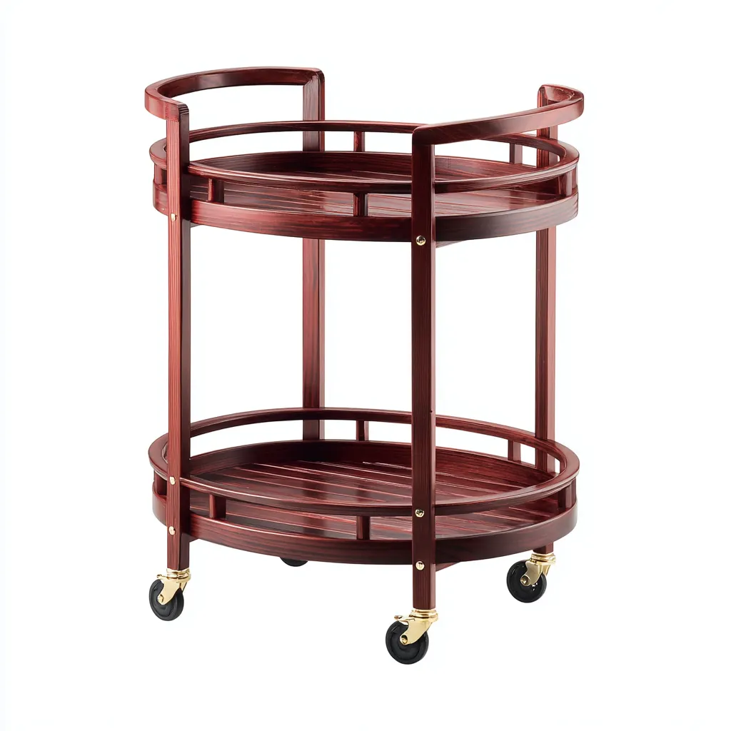 Dessertes et chariots - bois - 64x45x85 cm - marron - design classique-Casagetlab