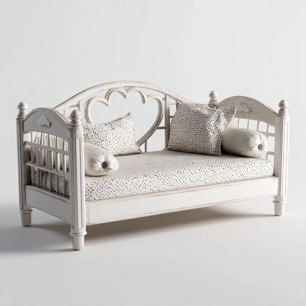 Canapé lit-bois-tissu-204x97x105 cm-blanc-style classique-Casagetlab