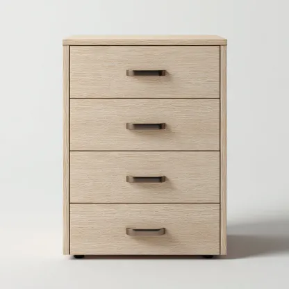 Armoire de bureau - bois - 48x60x104 cm - chêne clair - design moderne-Casagetlab