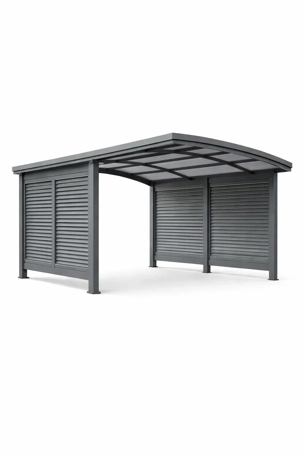 Posto auto coperto nel cortile