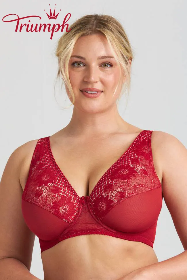 Triumph💕 (3 bucăți) Sutien sexy din dantelă