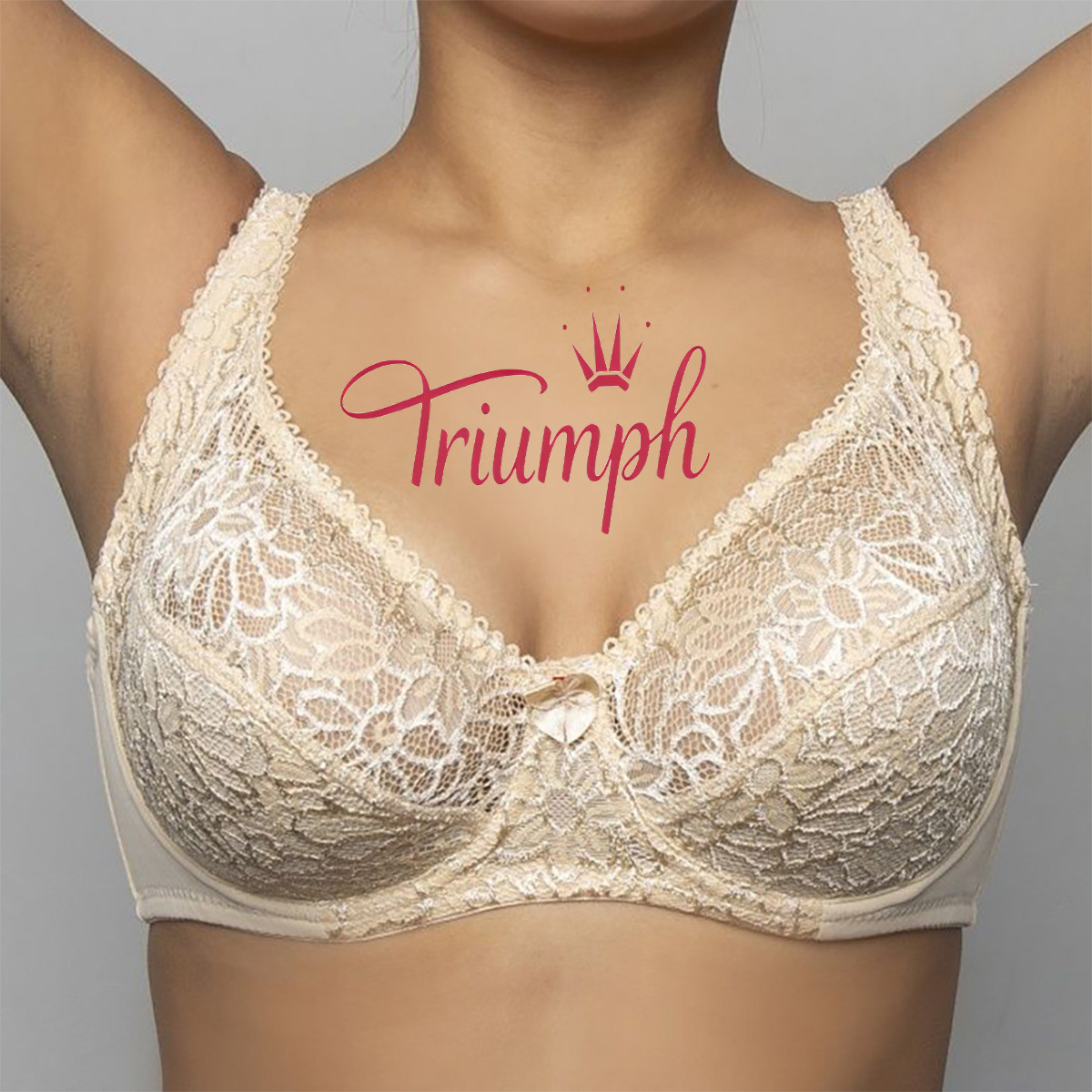 Triumph - (3 piese) 💥Sutien ultra-subțire brodat