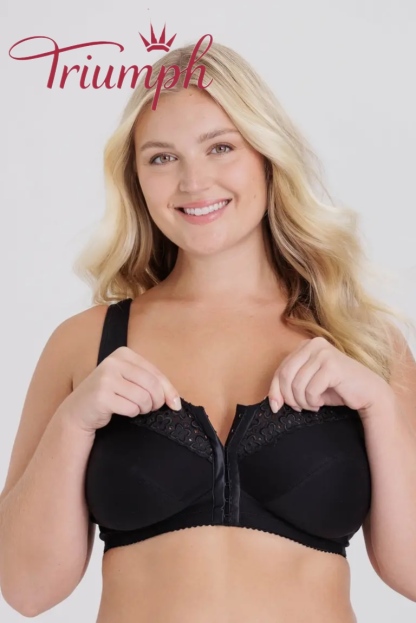 Triumph - 3 bucăți.❤️‍🔥Sutien sexy cu broderie florală și nasturi frontali