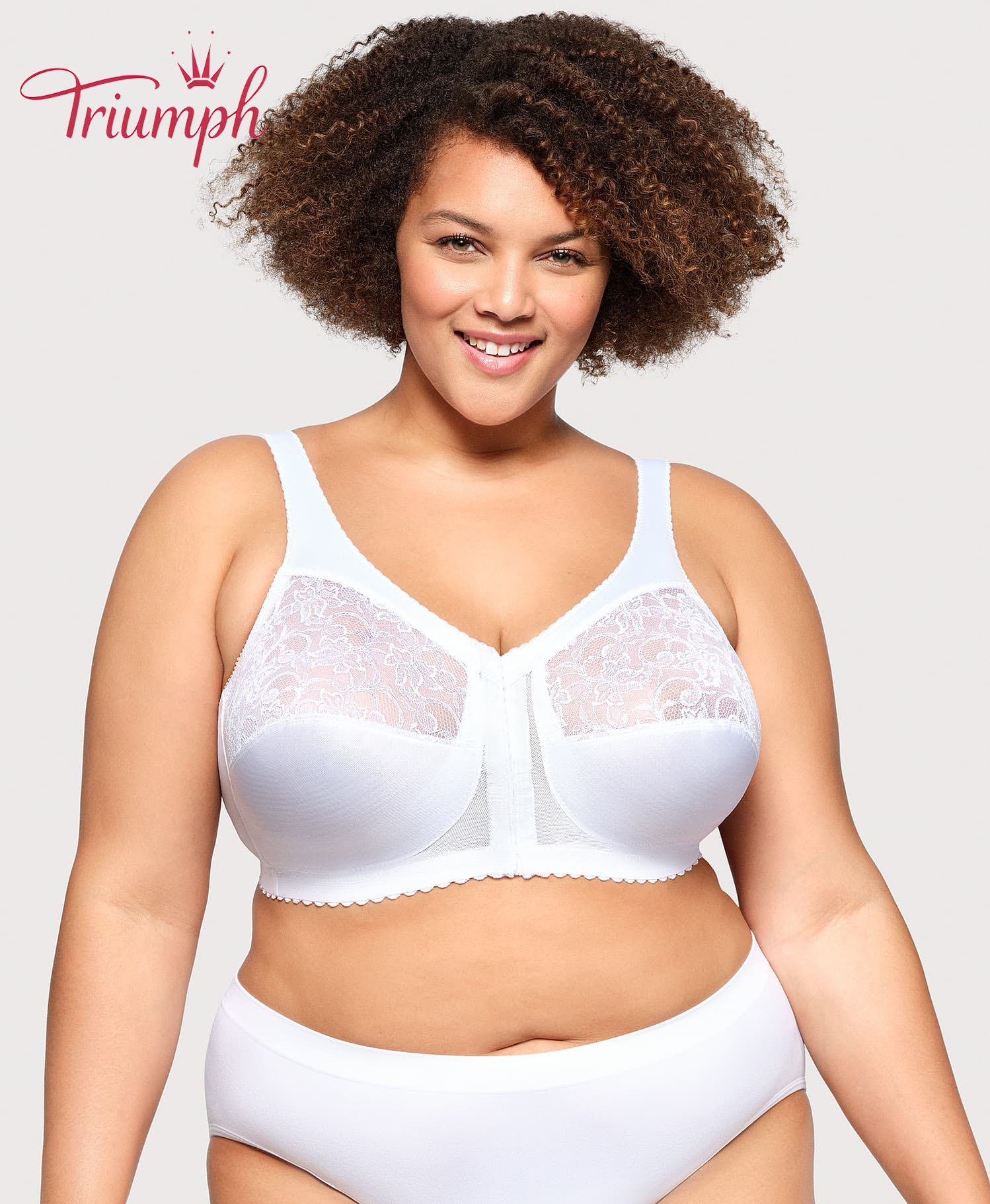 Triumph - 3 bucăți.🙌Sutien mărime mare, cel mai bine vândut, cu închidere frontală