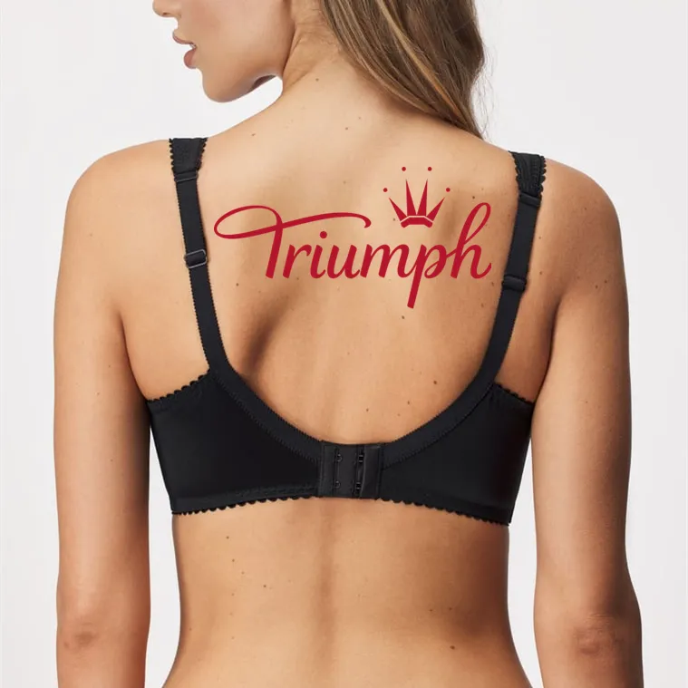 Triumph❤ (3 bucăți) Mână tricotate confortabil dantelă moale plus dimensiunea sutien