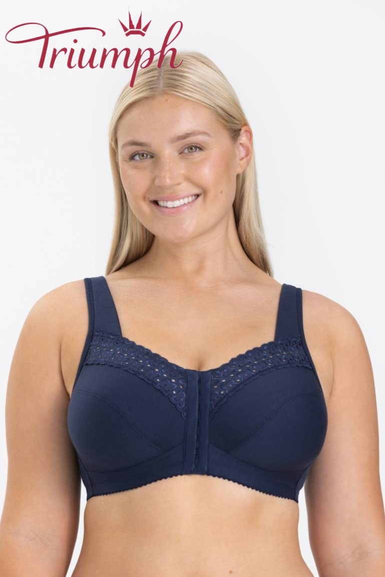 Triumph - 3 bucăți.❤️‍🔥Sutien sexy cu broderie florală și nasturi frontali