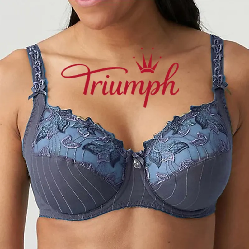 Triumph🎄 (3 bucăți) sutien romantic din dantela