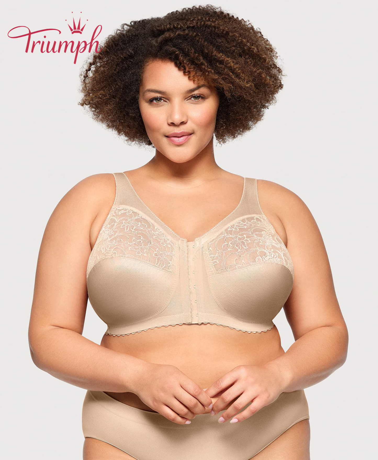 Triumph - 3 bucăți.🙌Sutien mărime mare, cel mai bine vândut, cu închidere frontală