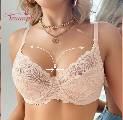 Triumph-(3 bucăți)🛒Cel mai bine vândut sutien din dantelă