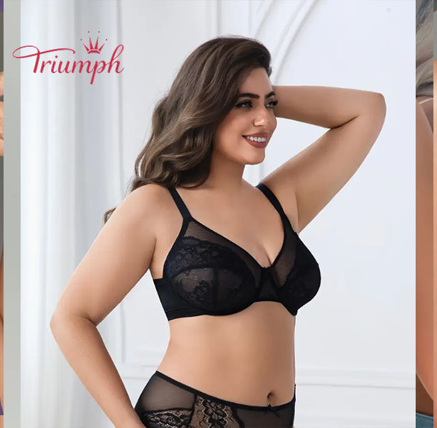 Triumph-(3 bucăți)👙Cel mai bine vândut sutien din dantelă