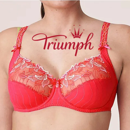 Triumph🎄 (3 bucăți) sutien romantic din dantela