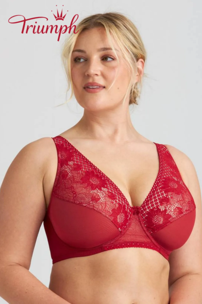 Triumph💕 (3 bucăți) Sutien sexy din dantelă