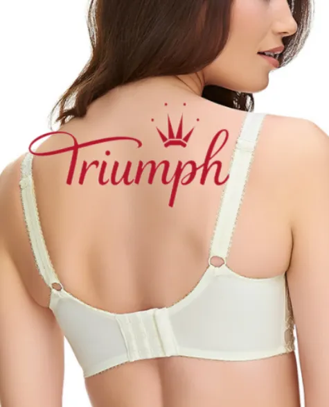 Triumph🎄 (3 bucăți) sutien din dantelă brodat floral