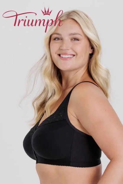 Triumph - 3 bucăți.❤️‍🔥Sutien sexy cu broderie florală și nasturi frontali