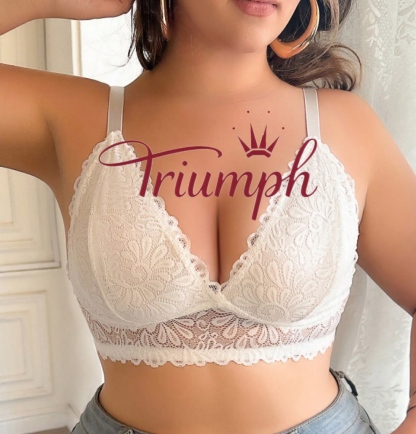 Triumph - 3 bucăți.👑Cel mai bine vândut sutien romantic din dantelă