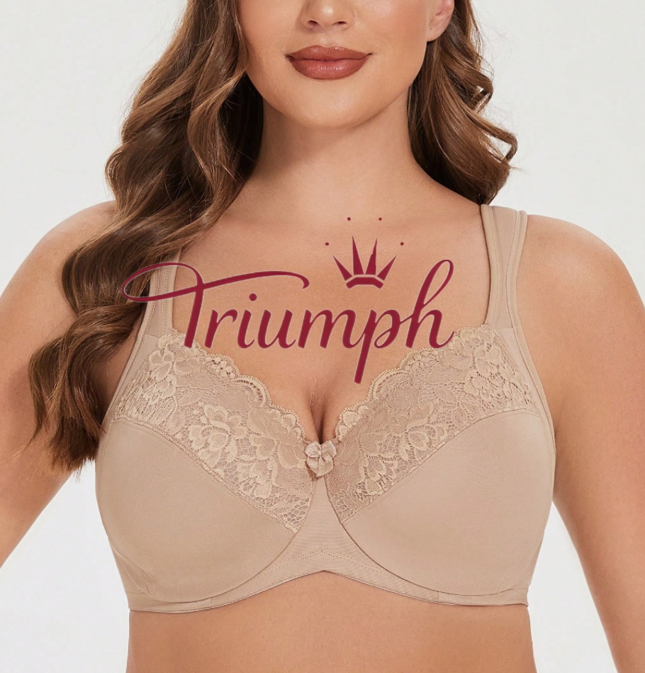 Triumph - 3 bucăți.👙Cel mai bine vândut sutien romantic din dantelă