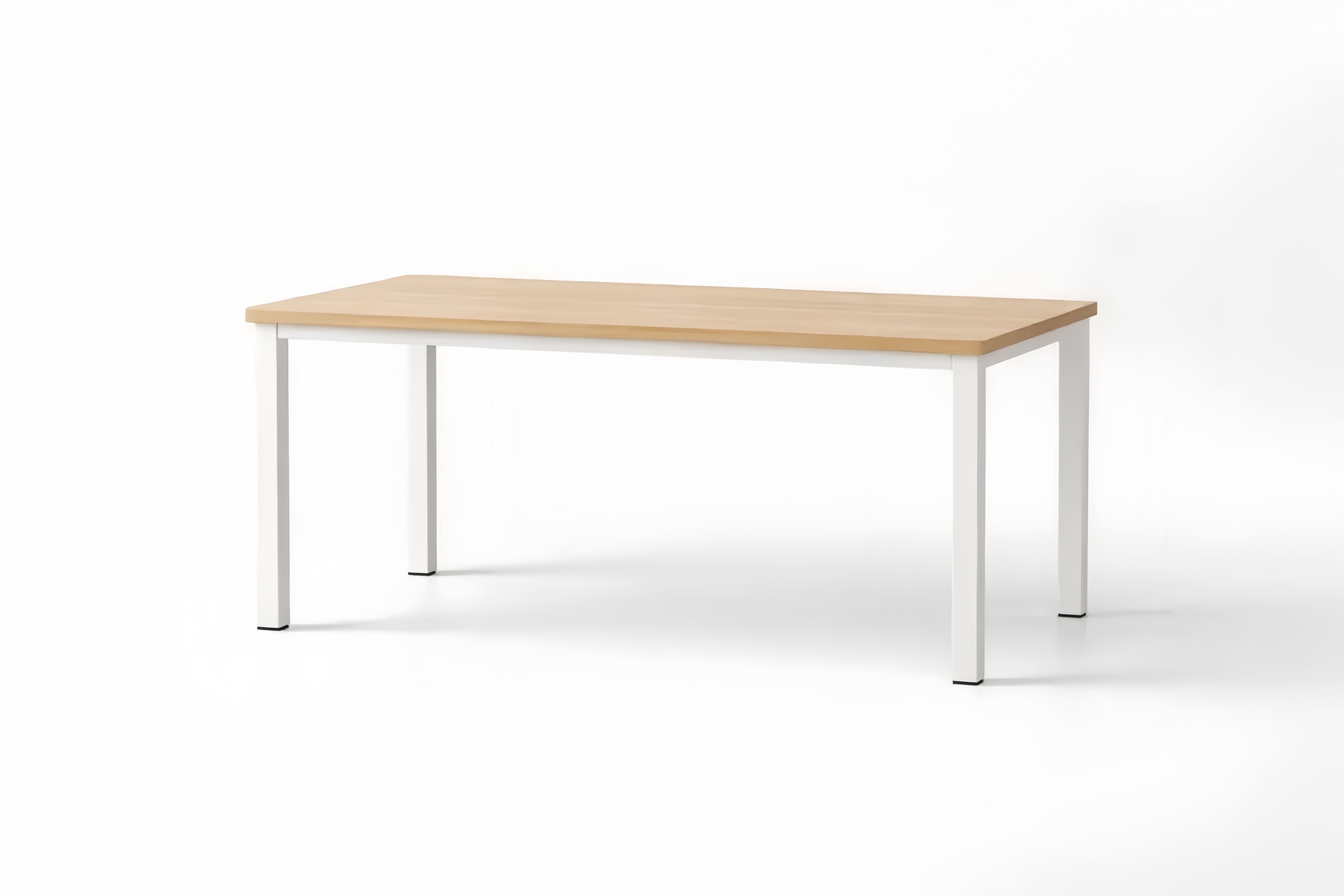 Tavolo rettangolare in legno e metallo 200x90 cm