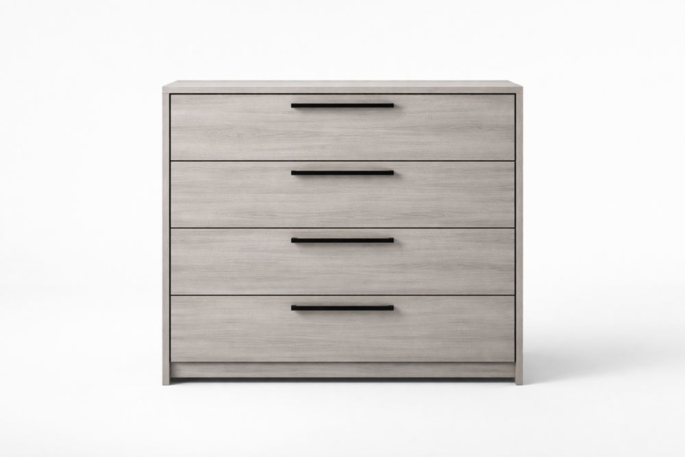 Cassettiera a 4 cassetti in legno