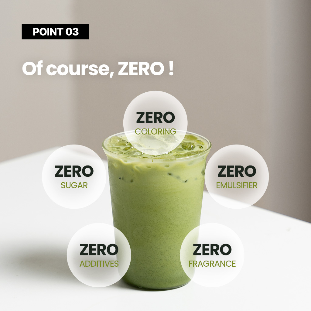 Make Latte Jeju Matcha Latte Mix Zero Sugar 10 Sticks (4.23 Ounces)