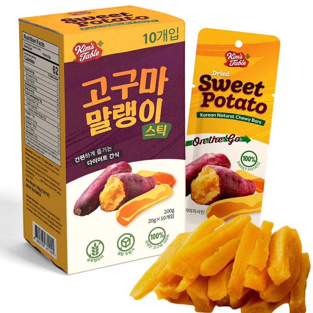 Dried Sweet potato Korean Snacks (10 Packs) 