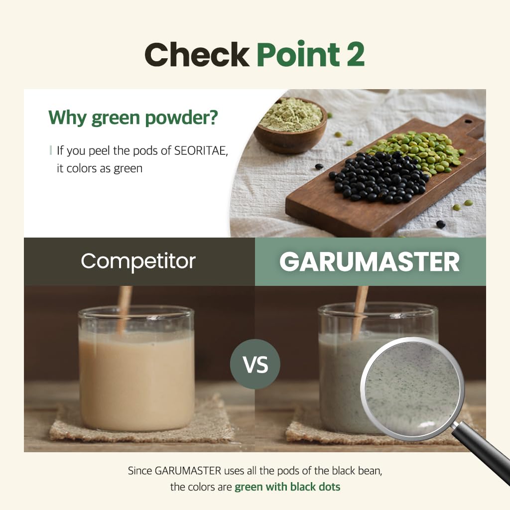 Korean Diet Black Bean Soy Milk Powder 17.6 oz (500g), 마시는 서리태 두유