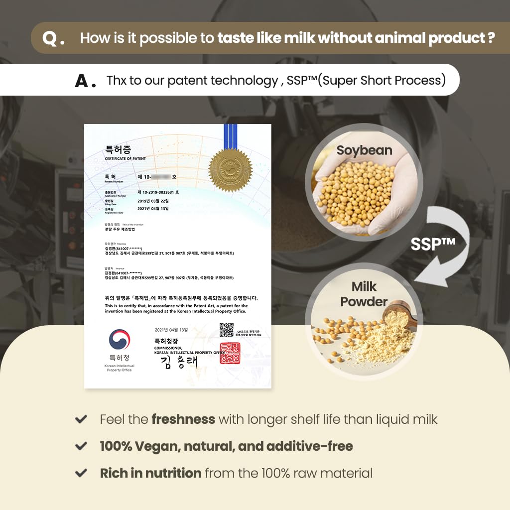 Black Sesame Soy Latte Powder, 17.6 oz (500g), 흑임자 라떼