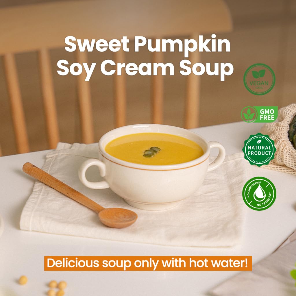 Korean Sweet Pumpkin Cream Soup Powder, 17.6 oz (500g), 단호박