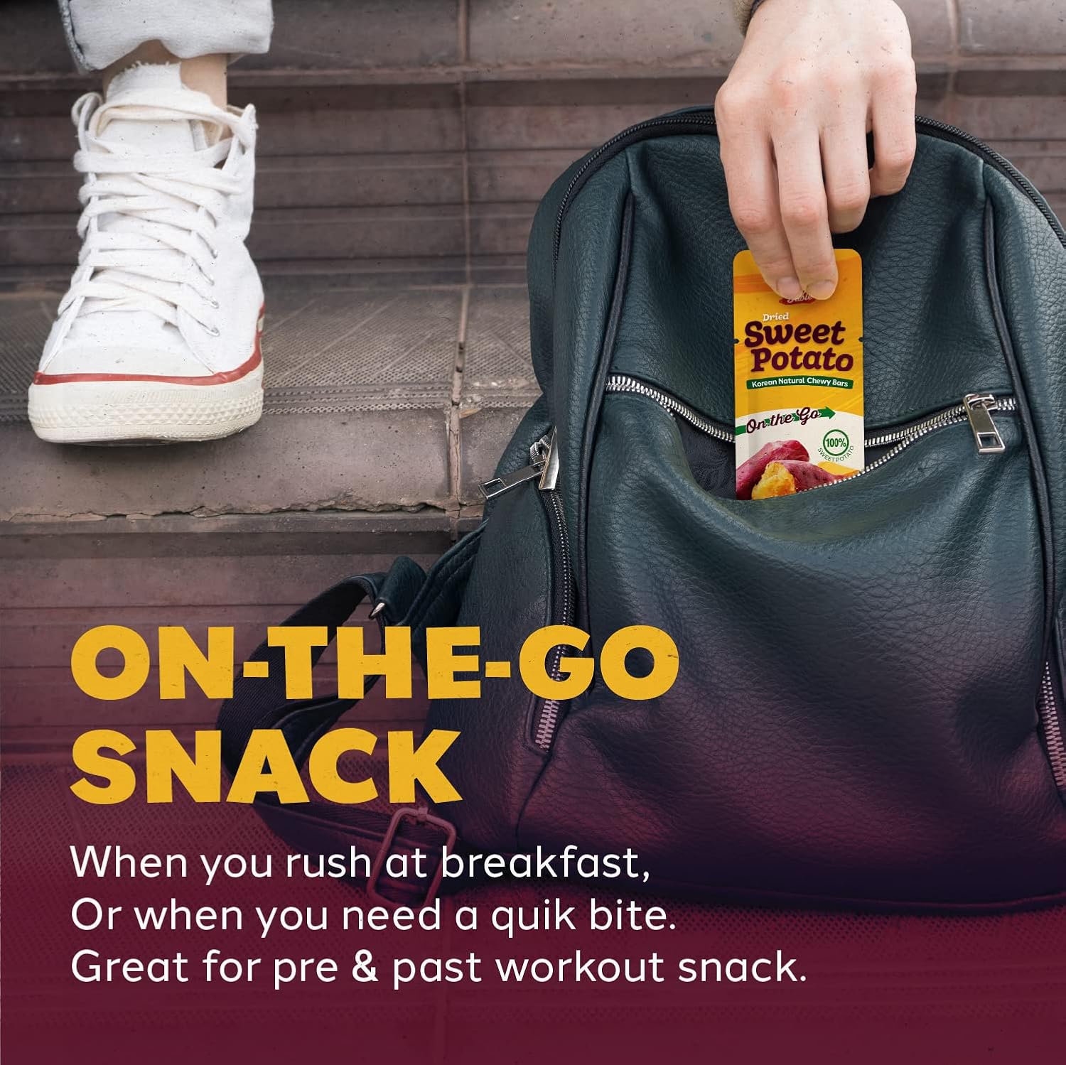 Dried Sweet potato Korean Snacks (10 Packs) 