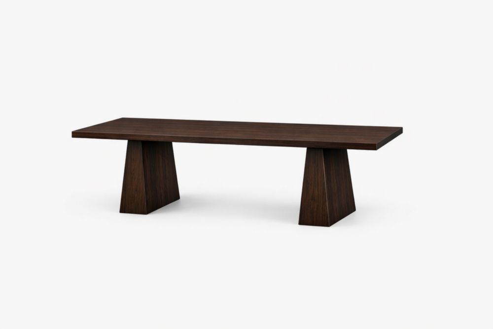 Tavolo rettangolare legno noce 200x90x75 cm