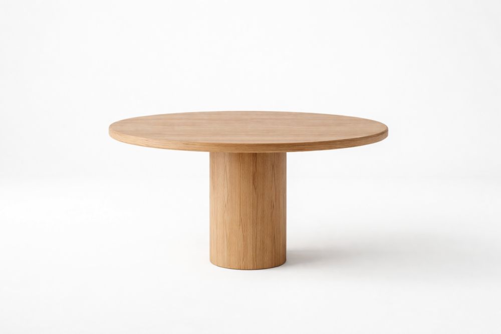 Table Ronde en Chêne Massif 120 cm