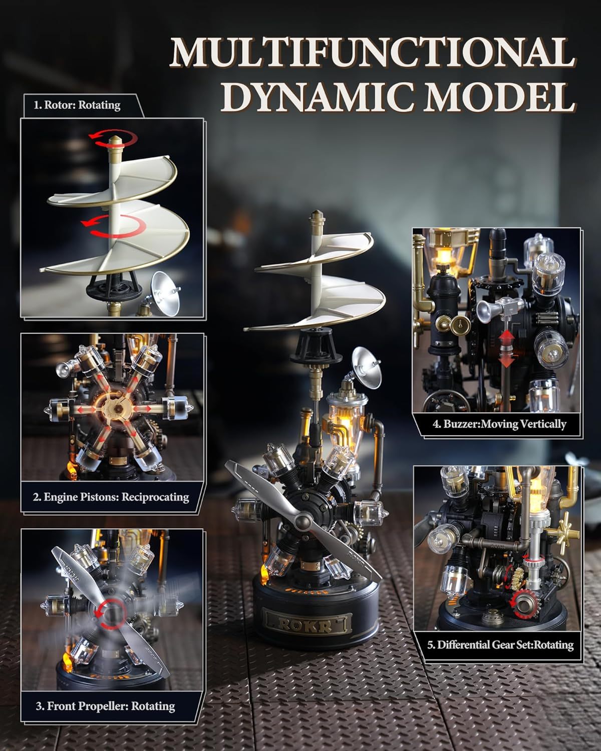 Da Vinci Helicopter DIY Puzzle Kit