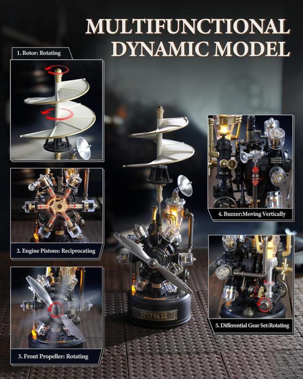 Da Vinci Helicopter DIY Puzzle Kit