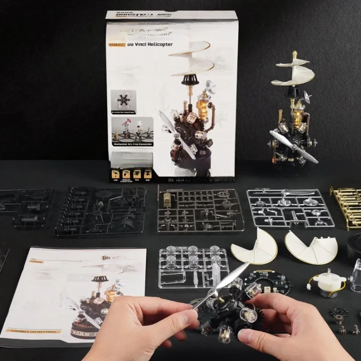 Da Vinci Helicopter DIY Puzzle Kit