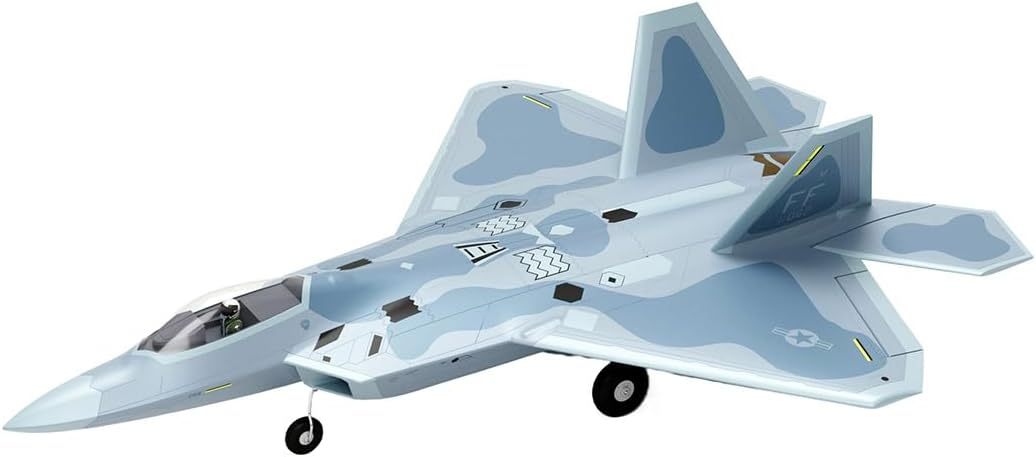 F-22 Raptor electric tunnel aircraft fixed-wing model
