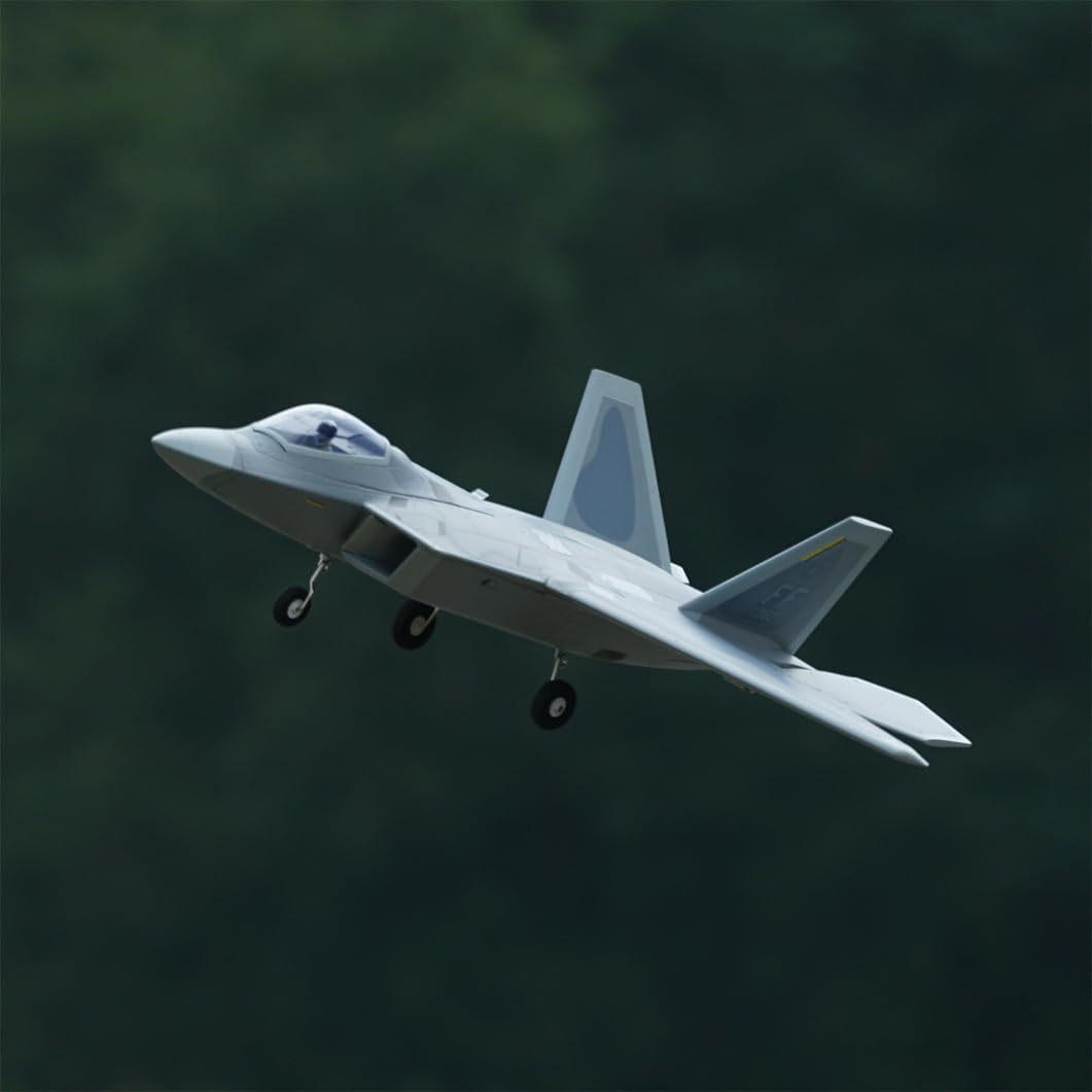 F-22 Raptor electric tunnel aircraft fixed-wing model