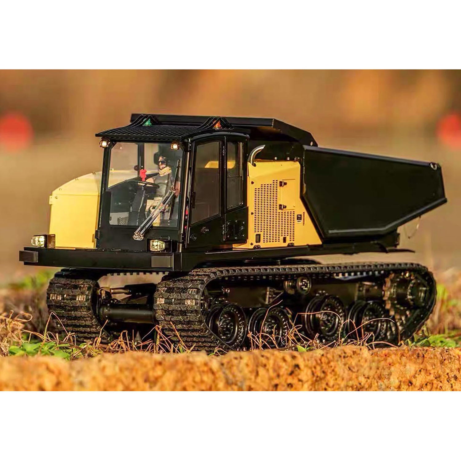 Super  T14R Panther RTR 1/14 RC Hydraulic Crawler Dump Truck 