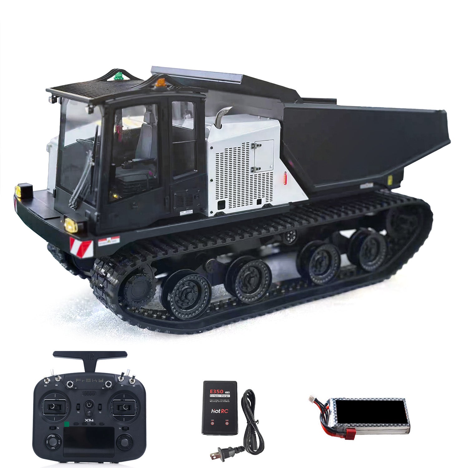 Super  T14R Panther RTR 1/14 RC Hydraulic Crawler Dump Truck 