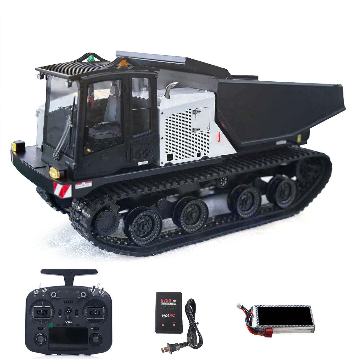 Super  T14R Panther RTR 1/14 RC Hydraulic Crawler Dump Truck 