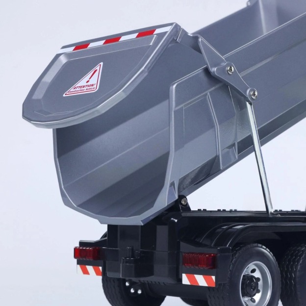 1/20 6X6 Metal RC Dump Truck Electric Lifting Remote Control Tipper Car Model 