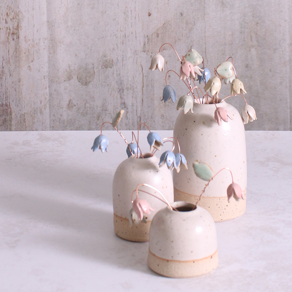 Bluebell Ceramic Flower Bouquet