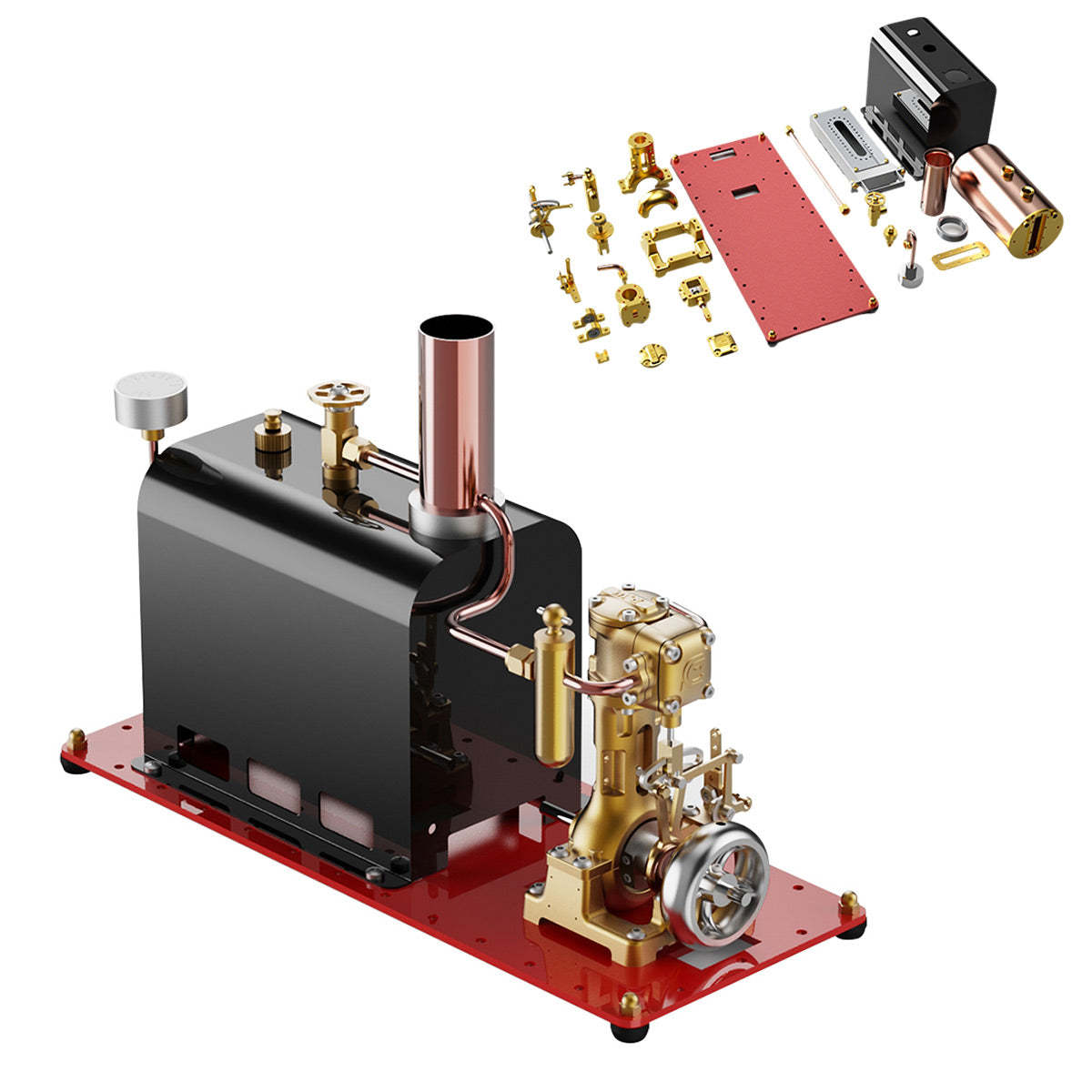 RW-BL1K Steam Engine and Boiler Model Kit