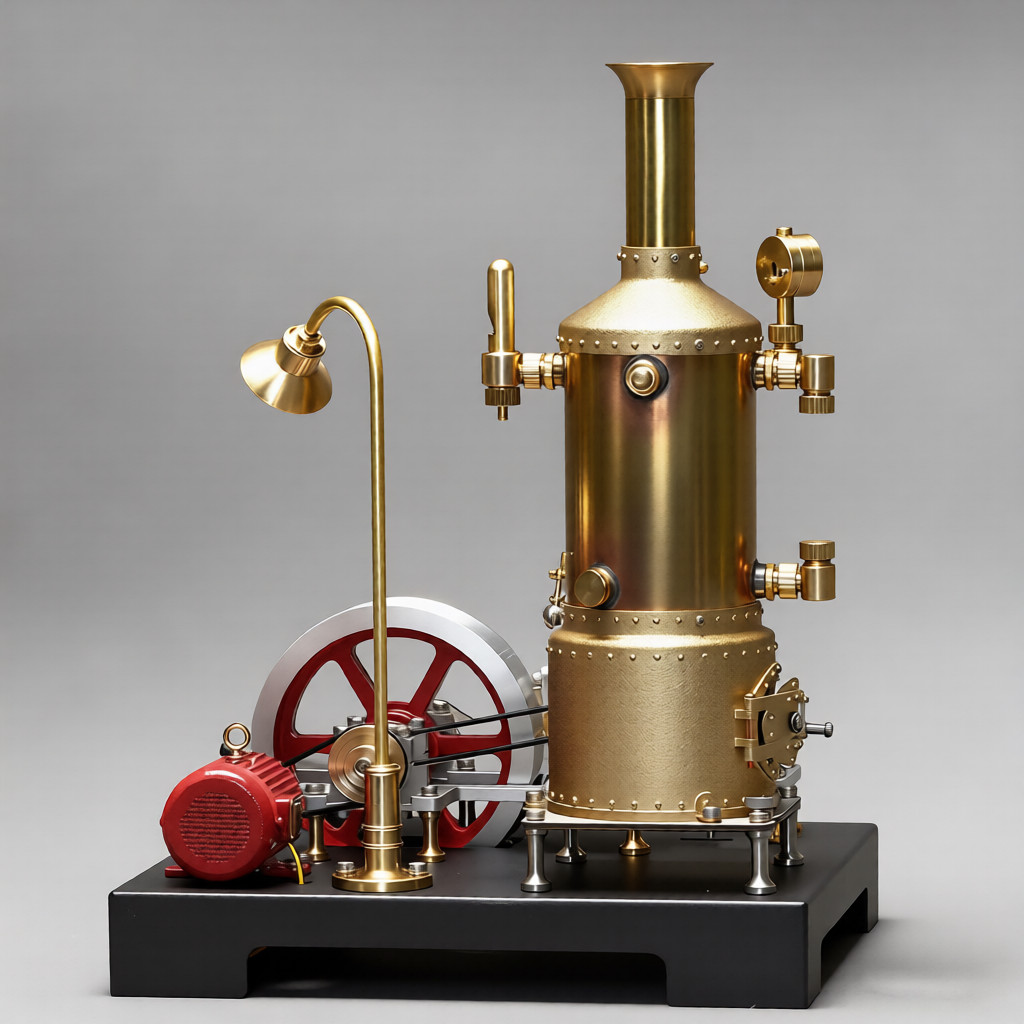 DIY Stationary Steam Mill -03