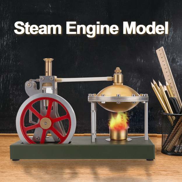 ENJOMOR DIY Assembly Steam Engine 