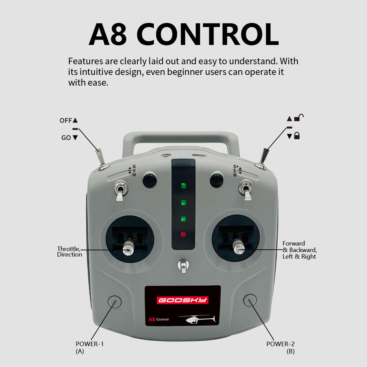  E2 UH-1Y 2.4G 6CH Dual Brushless Direct Drive RC Model 