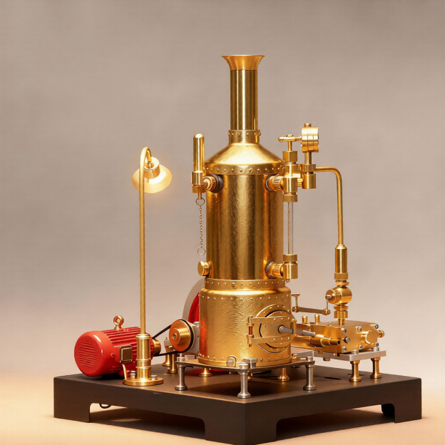 DIY Stationary Steam Mill -03