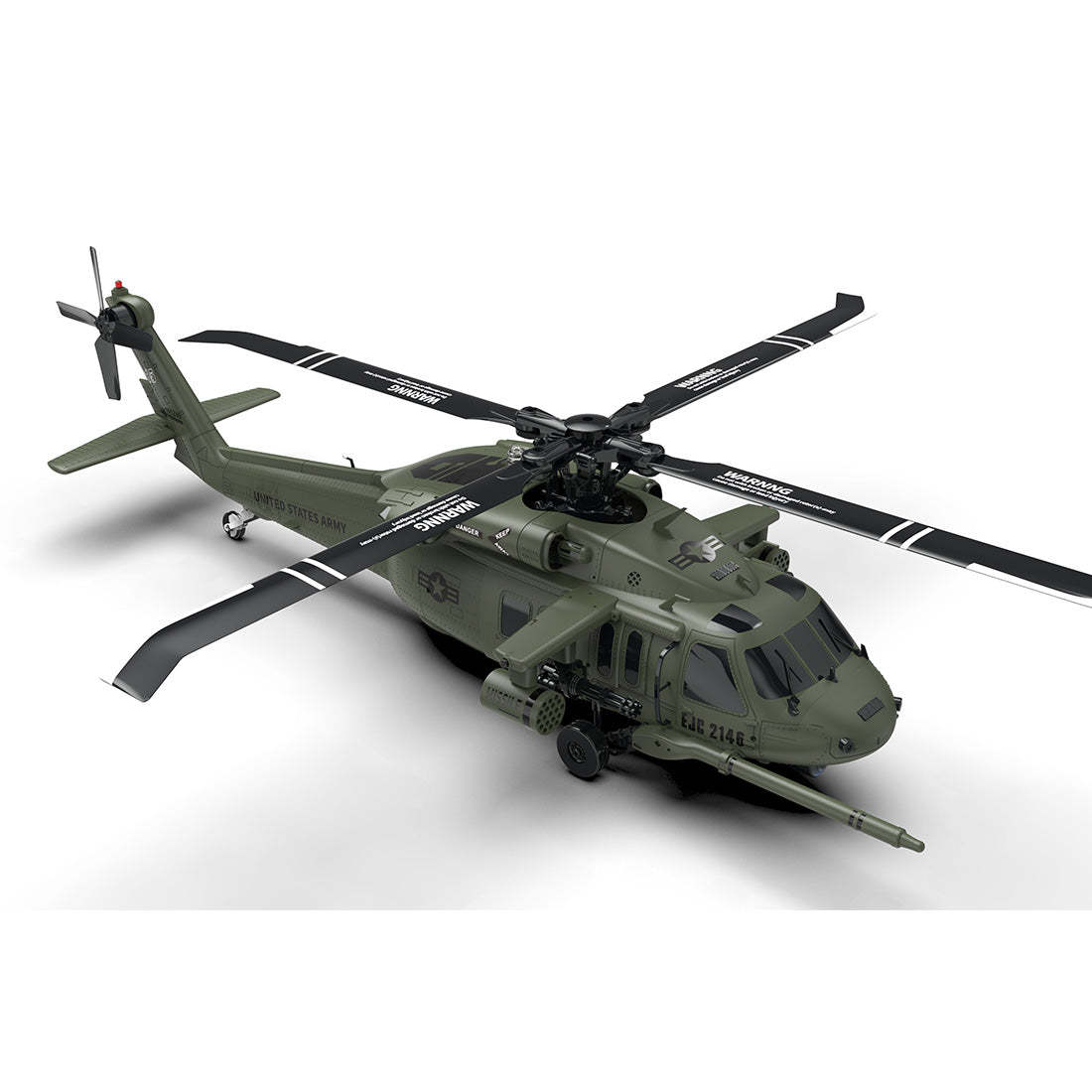  F09-V Blackhawk RC Helicopter 1/47 Scale 2.4G 6CH Dual Brushless Direct Drive Flybarless 6G/3D Stunt Model