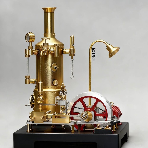 DIY Stationary Steam Mill -03