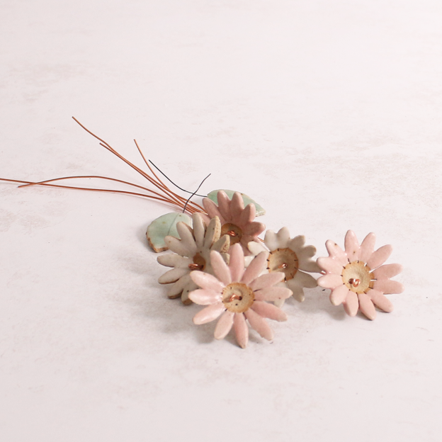 Large Pink & White Daisy Flower Bouquet