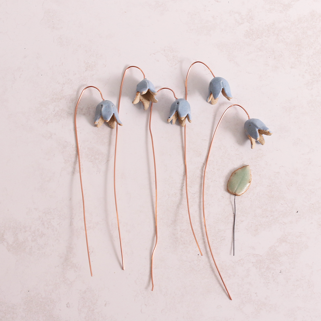 Bluebell Ceramic Flower Bouquet