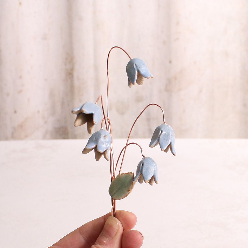 Bluebell Ceramic Flower Bouquet
